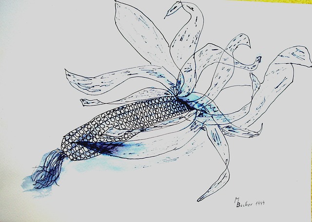 玉米 蔬菜 画画 - 上的免费图片