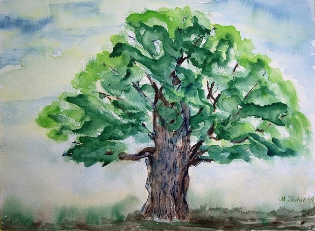 树 绘画 图片 - 上的免费图片