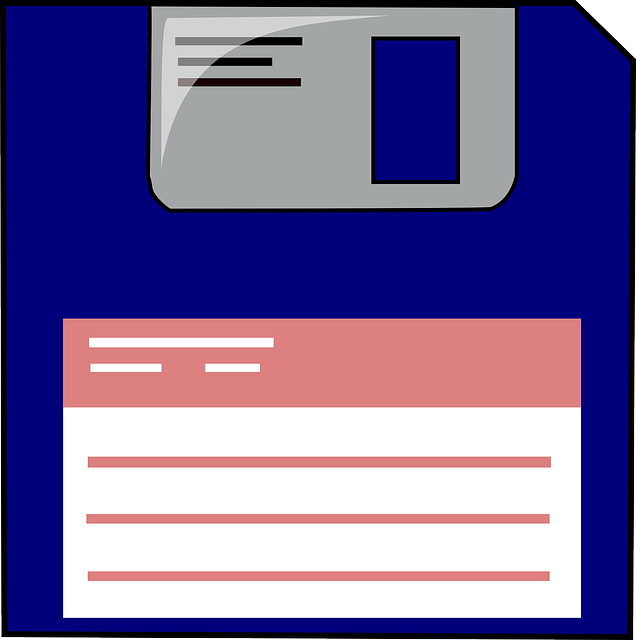 软盘光盘 数据存储 标签 - 免费矢量图形