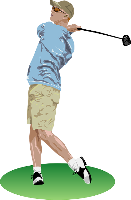 高尔夫球 高尔夫球手 玩 - 免费矢量图形