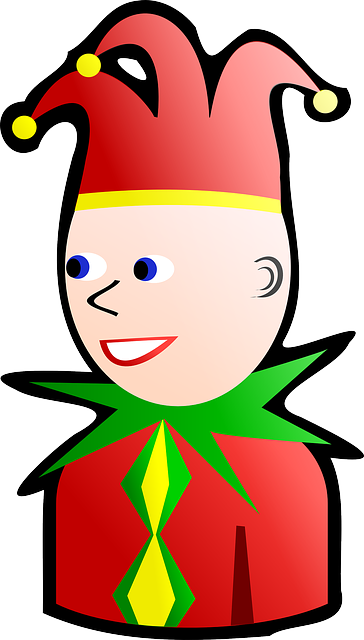 小丑 脸 有趣的 - 免费矢量图形