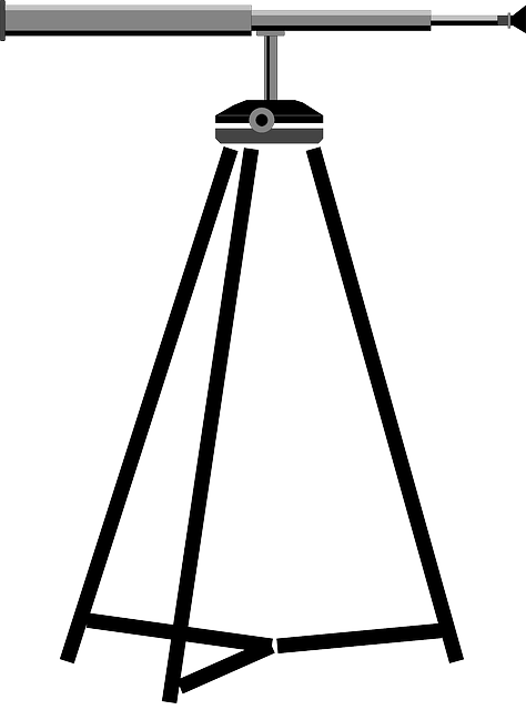 望远镜 凝视 天文学 - 免费矢量图形