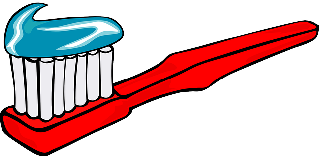 牙刷 牙膏 卫生 - 免费矢量图形