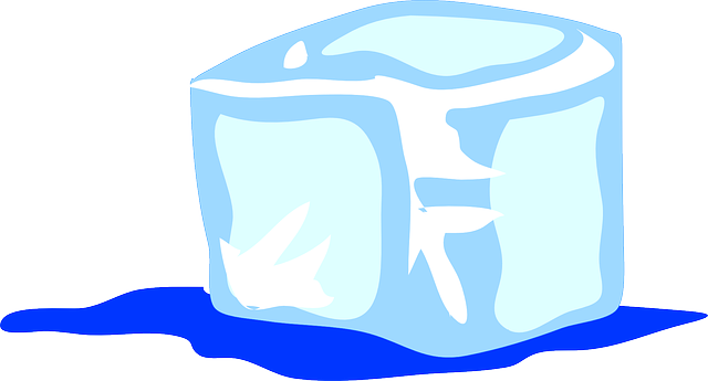 冰多维数据集 冻结 水 - 免费矢量图形