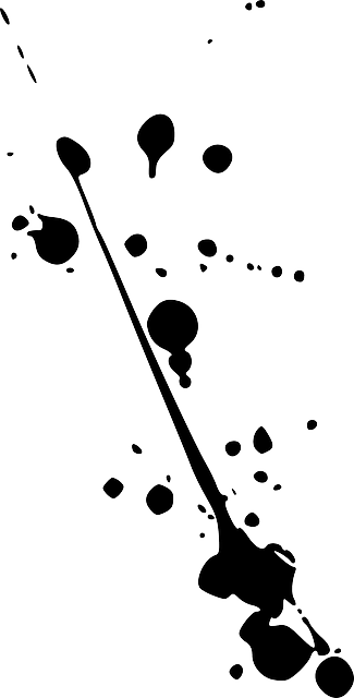 墨水 弄脏 黑色的 - 免费矢量图形