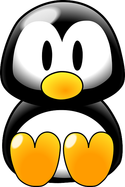 企鹅 婴儿 Linux - 免费矢量图形