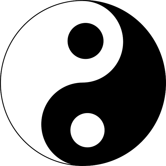 阴 杨 象征 - 免费矢量图形