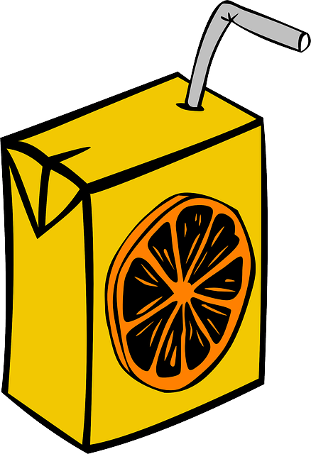 果汁 盒子 纸盒 - 免费矢量图形