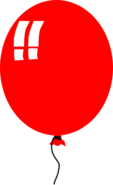 气球 红色的 孩子们 - 免费矢量图形