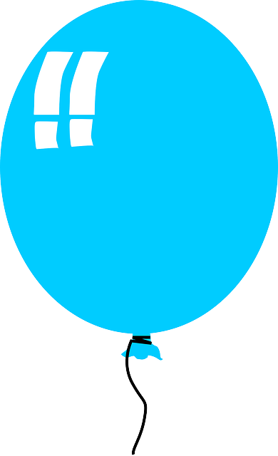 气球 蓝色的 孩子们 - 免费矢量图形