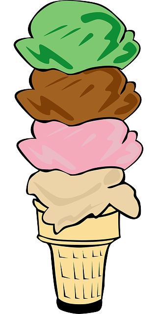 冰淇淋 分层 点心 - 免费矢量图形