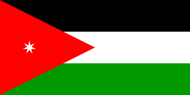 约旦 旗帜 约旦人 - 免费矢量图形
