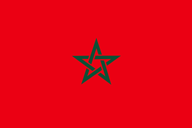 摩洛哥 旗帜 国家的 - 免费矢量图形