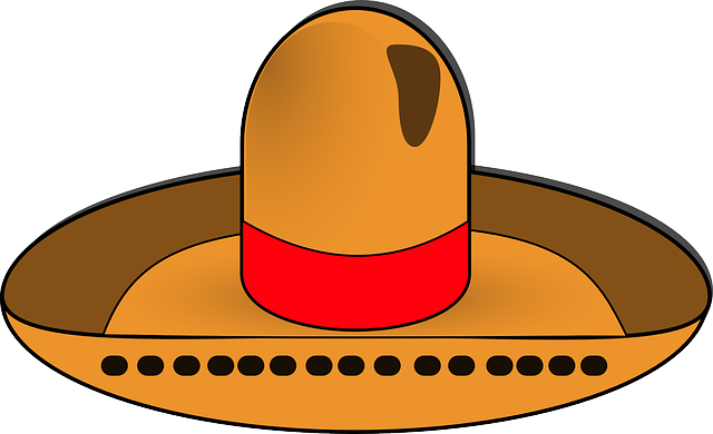 宽边帽 墨西哥人 帽子 - 免费矢量图形