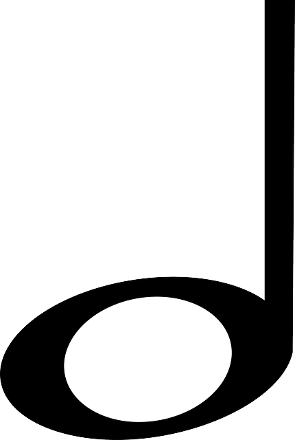 半音符 一半 笔记 - 免费矢量图形