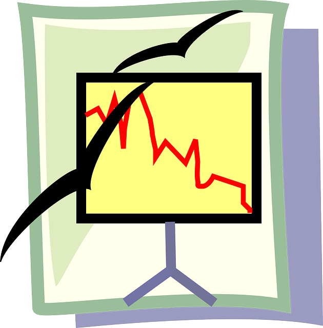 线形图 屏幕 海鸥 - 免费矢量图形