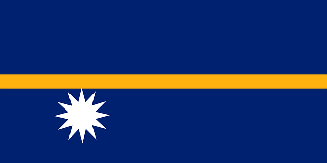 瑙鲁 旗帜 国家 - 免费矢量图形
