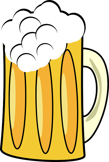 啤酒杯 饮料 泡沫 - 免费矢量图形