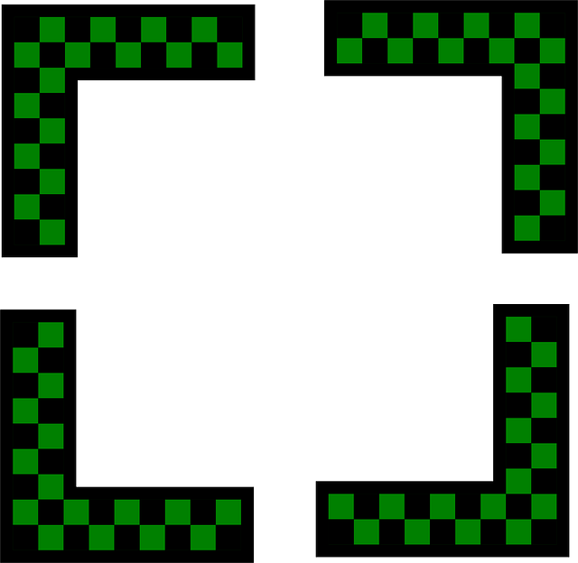 边境 方格的 跳棋 - 免费矢量图形