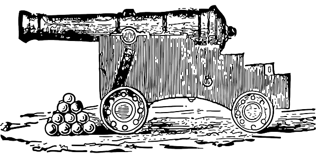 大炮 山 炮弹 - 免费矢量图形