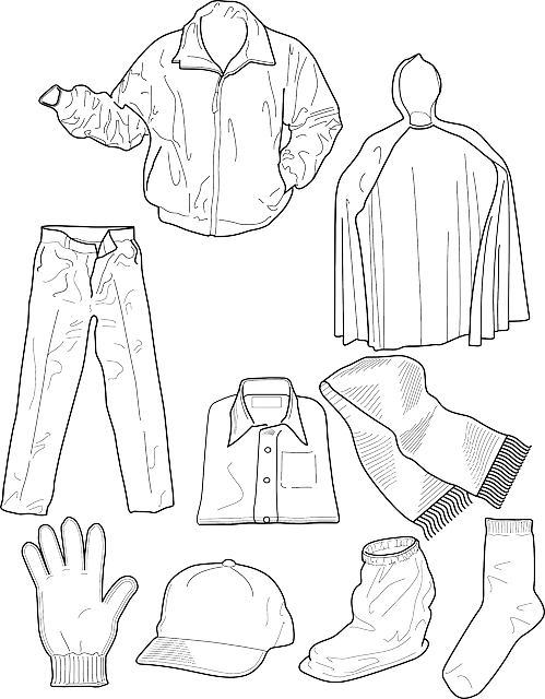 衣服 冬季服装 全套服装 - 免费矢量图形