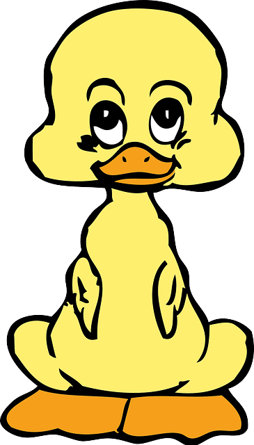 鸭 小鸭子 鸟 - 免费矢量图形