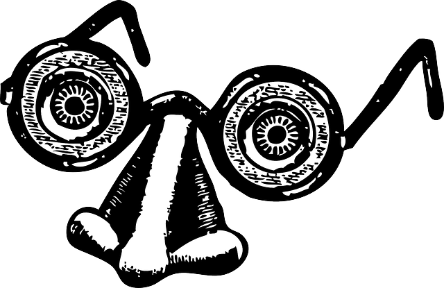 伪造的 眼镜 鼻子 - 免费矢量图形