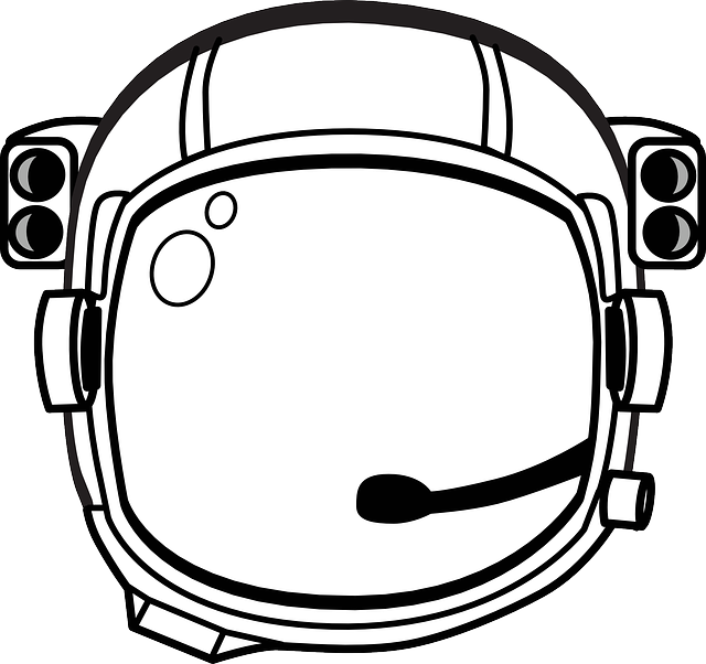 头盔 宇航员 太空人 - 免费矢量图形
