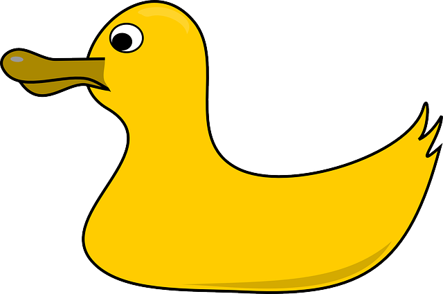 橡胶 鸭 黄色 - 免费矢量图形