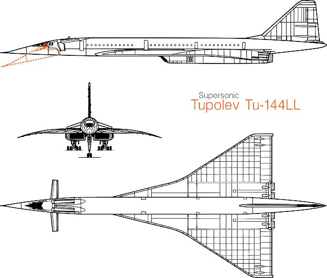 超音速喷气机 协和式 喷气式飞机 - 免费矢量图形