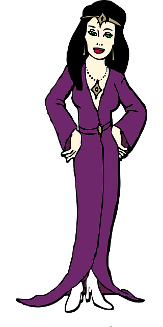 女士 女性 晚装 - 免费矢量图形