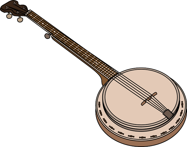 班卓琴 音乐 仪器 - 免费矢量图形