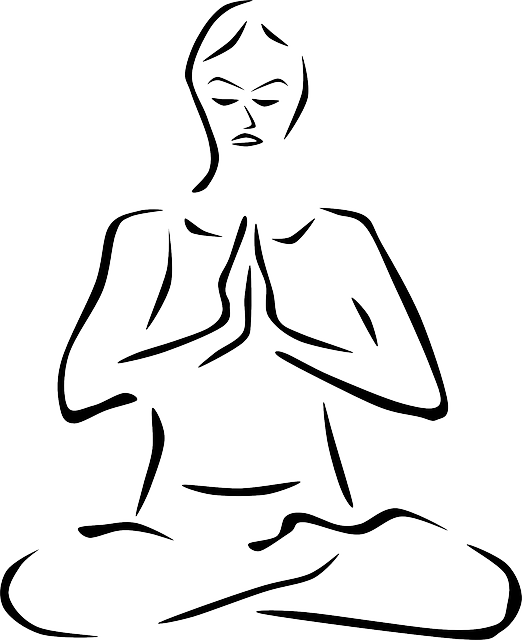 冥想 瑜伽 姿势 - 免费矢量图形