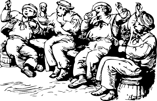 醉酒的水手 聚会 庆典 - 免费矢量图形