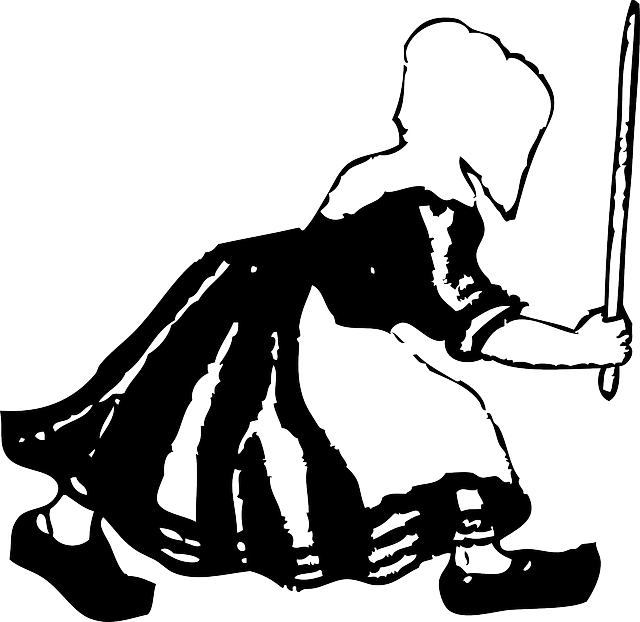 荷兰女人 木鞋 荷兰小姐 - 免费矢量图形