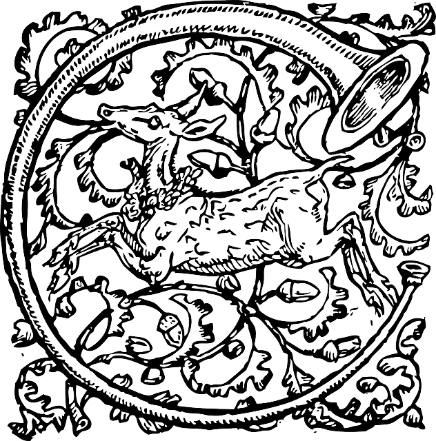 狩猎印花 打猎 猎鹿 - 免费矢量图形