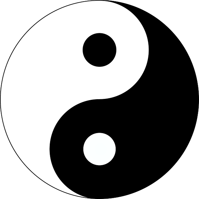 阴 杨 阴阳 - 免费矢量图形