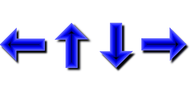 箭头 蓝色的 方向 - 免费矢量图形