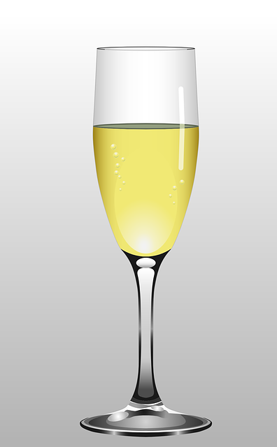 香槟酒 玻璃 - 免费矢量图形