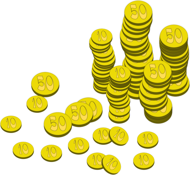 硬币 钱 金的 - 免费矢量图形