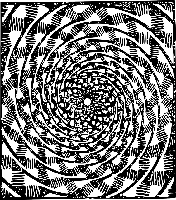 幻想 抽象 黑和白 - 免费矢量图形