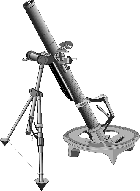弹丸 砂浆 武器 - 免费矢量图形