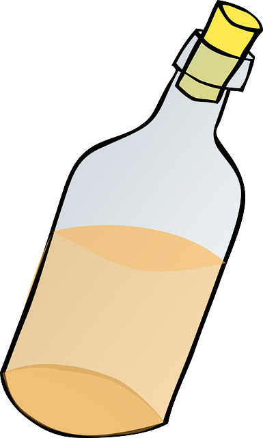 瓶子 软木 威士忌酒 - 免费矢量图形