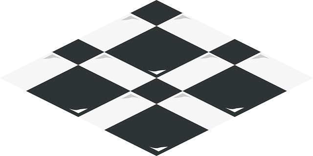 陶瓷砖 黑白瓷砖 墙砖 - 免费矢量图形