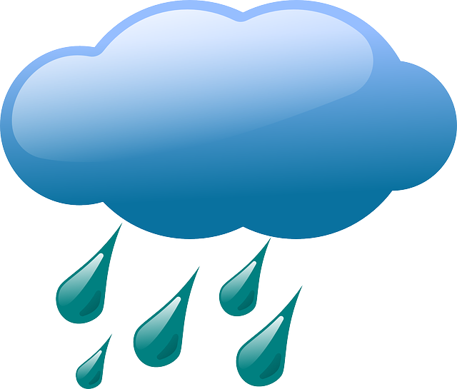 云 天气 雨量 - 免费矢量图形