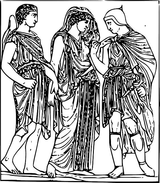 希腊语 人们 古老的 - 免费矢量图形