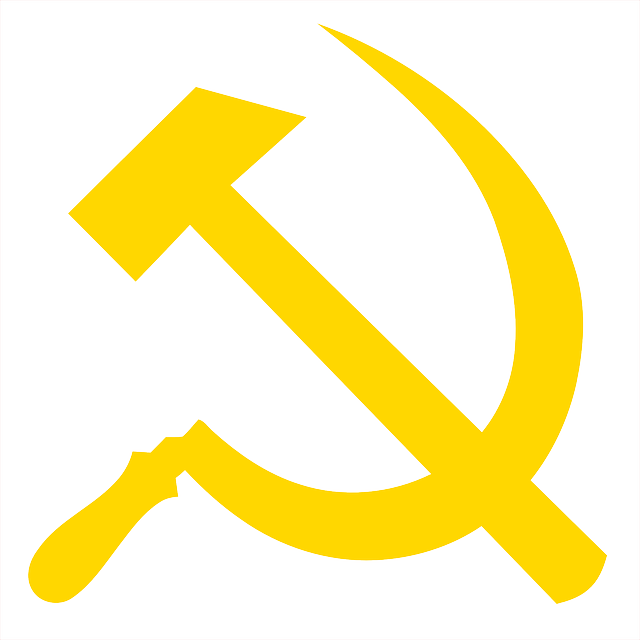 镰刀 黄色 锤子 - 免费矢量图形