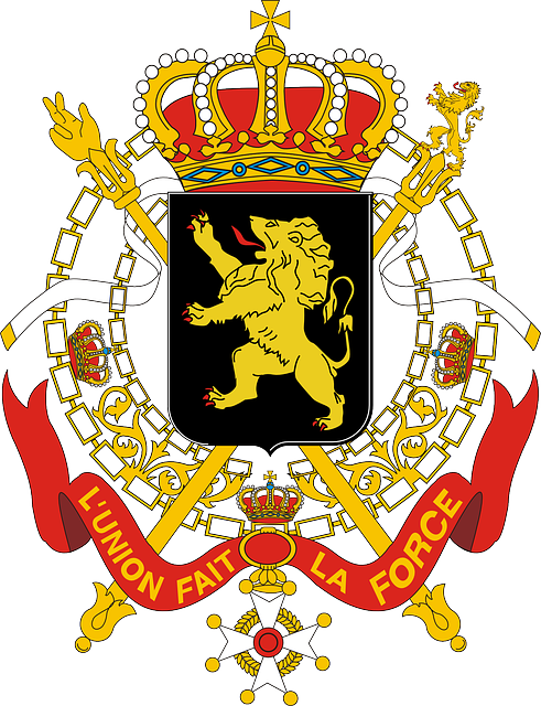 比利时 纹章 政府 - 免费矢量图形