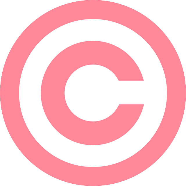 版权 象征 粉色的 - 免费矢量图形