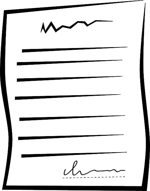 文档 纸 合同 - 免费矢量图形